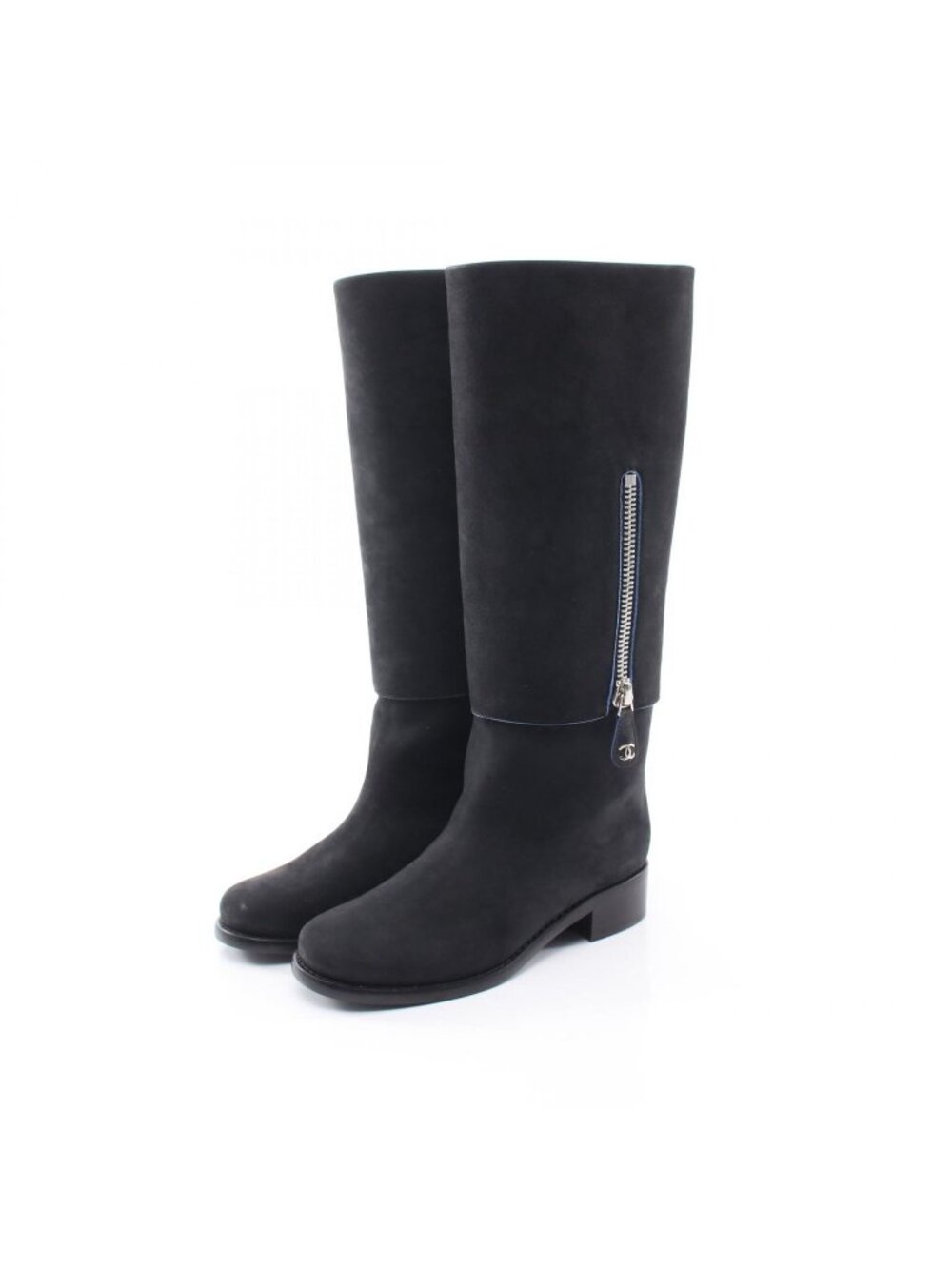 Chanel Boots Long Suede